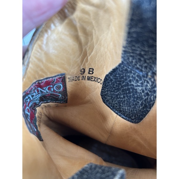 Old Gringo Womens 9B Brown Distressed Leather Cross Cowboy Boots - Picture 5 of 7